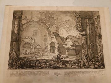 Giovanni Battista Piranesi (1720-1778) - Veduta della Camera