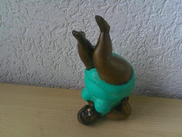 Bronzen Beelden Winkel - Figurine - DAME IN BADPAK - Bronze