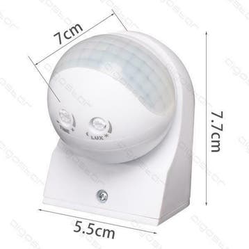 LED Bewegingssensor Opbouw - Pir Infrarood - 230V (Max 400W), Ophalen of Verzenden