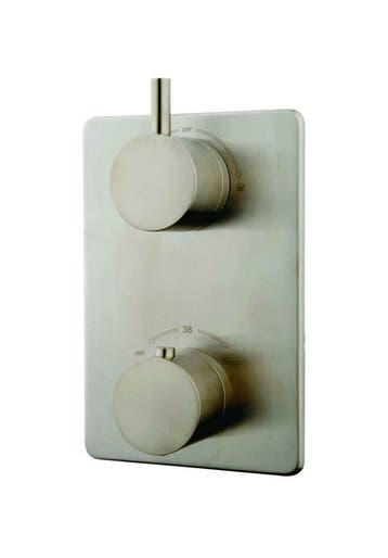 Sanifun afbouwplaat Kulbert Duo geborsteld staal, Doe-het-zelf en Bouw, Nieuw, Overige typen
