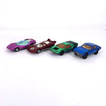 1:64 - Modelauto (4) - Lot of 4 Vintage Corgi Model Cars, Nieuw