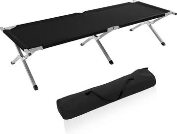 Veldbed - 1 Persoons - Kampeerbed - Stretcher - 190x64 cm -, Verzenden