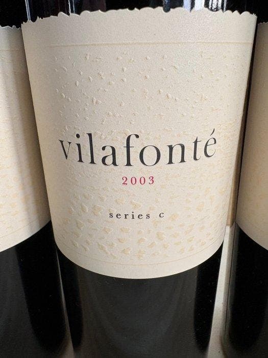 2003 Vilafonté Series C - Paarl - 3 Fles (0,75 liter), Verzamelen, Wijnen