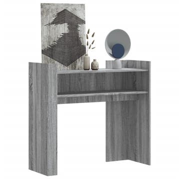vidaXL Wandtafel 100x35x90 cm bewerkt hout grijs sonoma, Verzenden, Nieuw