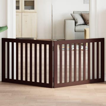 vidaXL Hondenhek inklapbaar 2 panelen 160 cm populierenhout, Verzenden