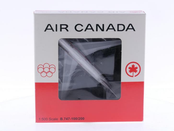 Schaal 1:500 BiG BiRD BB52005AC Air Canada Boeing 747-200..., Hobby en Vrije tijd, Modelbouw | Vliegtuigen en Helikopters, Gebruikt