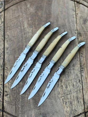 Keukenmes - Kitchen knife set - Laguiole Bougna Met Bee