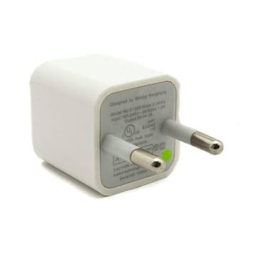 A1265 2PIN EU Stekker Muur Lader 5V - 1A Oplader USB AC, Verzenden, Nieuw