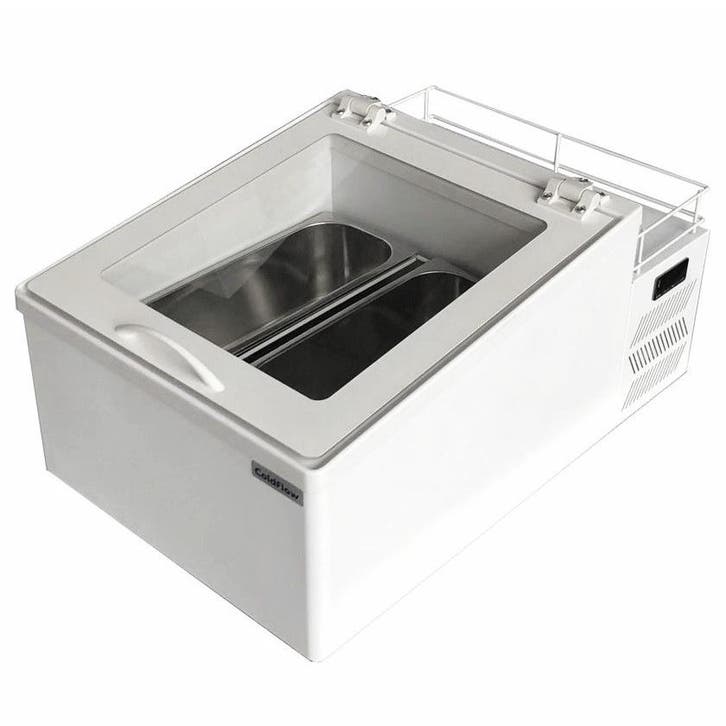 Schepijsvitrine | ICE V | Wit | 2x 5L | -15°C/-20°C |, Zakelijke goederen, Horeca | Keukenapparatuur, Nieuw in verpakking, Verzenden