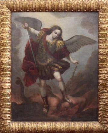 Spaanse school (XVII) - San Michele Arcangelo, Antiek en Kunst