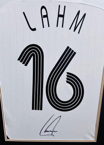 Philipp Lahm - Hand Signed World Cup 2006 Germany Home Shirt, Nieuw