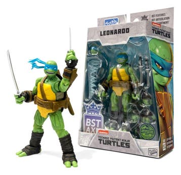 Teenage Mutant Ninja Turtles BST AXN Action Figure Leonardo, Collections, Ophalen of Verzenden