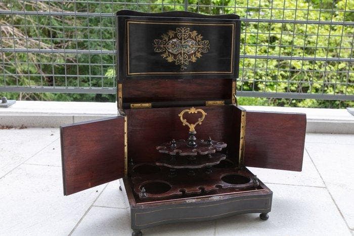 Drankkast - Parelmoer, Antiek en Kunst, Curiosa en Brocante