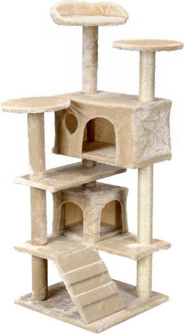 Speelboom Katten 131cm | Laatste Stuks!, Dieren en Toebehoren, Ophalen of Verzenden, Nieuw, Krabpaal