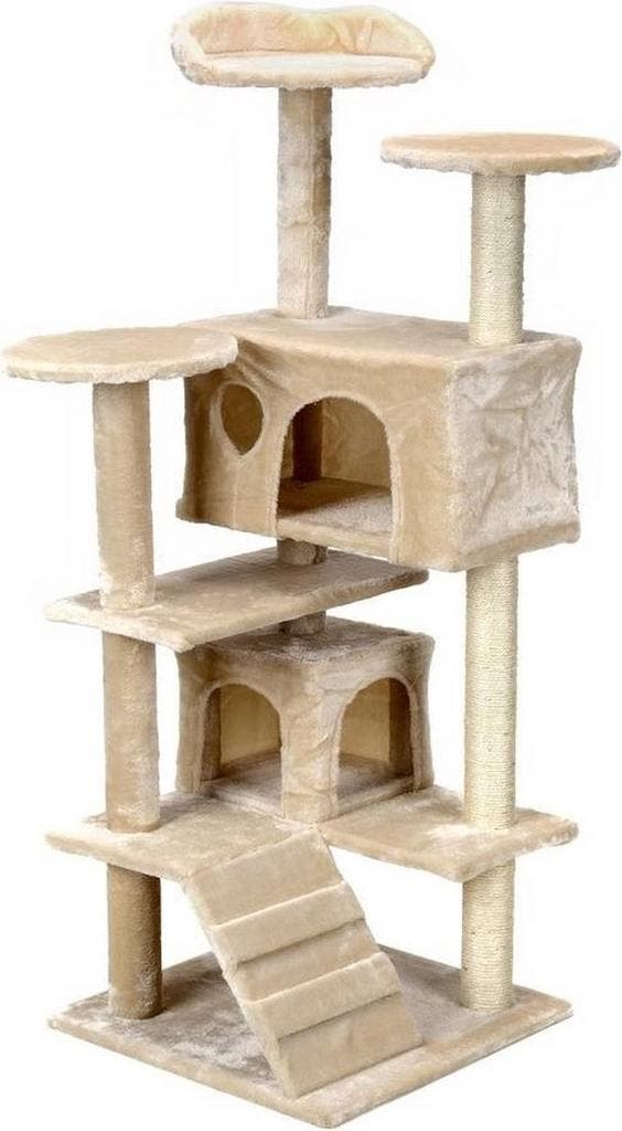 Speelboom Katten 131cm | Laatste Stuks!, Dieren en Toebehoren, Krabmeubelen, Krabpaal, Nieuw, Ophalen of Verzenden