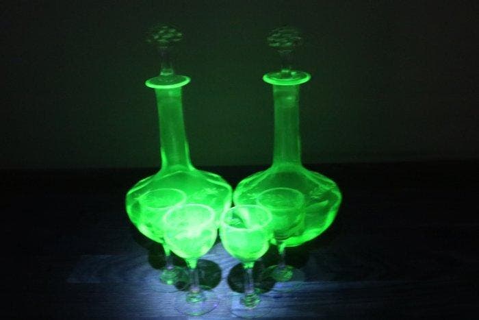 Service à liqueur (6) - Ouraline, Antiquités & Art, Antiquités | Verre & Cristal