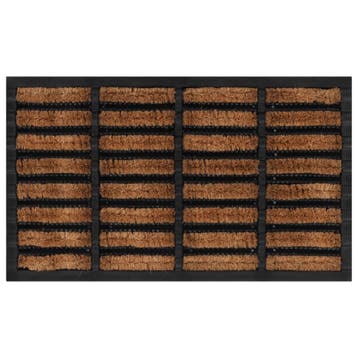 vidaXL Deurmat rechthoekig 45x75 cm rubber en kokosvezel, Tuin en Terras, Verzenden, Nieuw