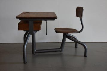 Bureau - Staal, Eik
