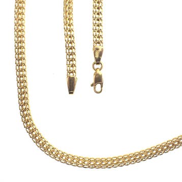 Gouden Prince of Wales collier (Ketting), Ophalen of Verzenden, Gebruikt, Goud, Goud