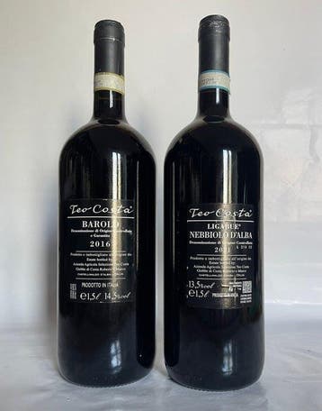 2016 “Monroj” Barolo & 2021 Nebbiolo d’Alba Teo Costa -