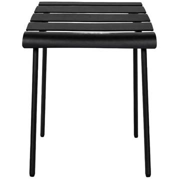 Serax X Maarten Baas Kruk Black Aligned - Bijzettafel -, Huis en Inrichting, Verzenden, Zo goed als nieuw, Metaal of Aluminium