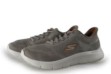 Skechers Instappers in maat 42 Beige, Kleding | Heren, Schoenen, Overige kleuren, Verzenden, Overige typen, Zo goed als nieuw