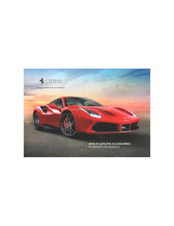 2018-19 FERRARI GENUINE ACCESSORIES BROCHURE ENGELS, Ophalen of Verzenden