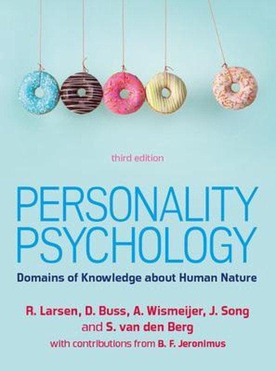 Personality Psychology Domains of Knowledge about Human, Livres, Langue | Anglais, Envoi