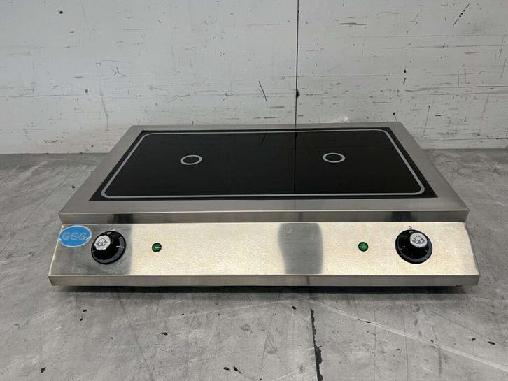 RVS GGG Keramische dubbele kookplaat fornuis 230V Horeca, Zakelijke goederen, Horeca | Keukenapparatuur, Ophalen of Verzenden
