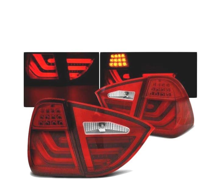 FEUX ARRIÈRE BMW E91 TOURING 05-08 ROUGE LED BAR, Autos : Pièces & Accessoires, Éclairage, Envoi