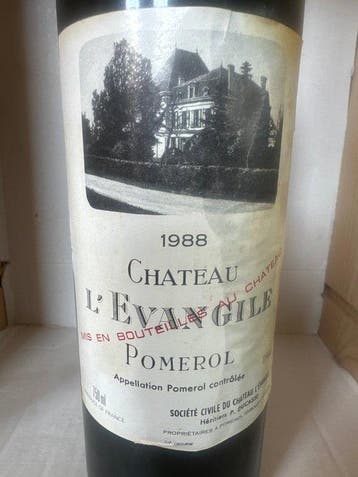 1988 Chateau lEvangile - Pomerol - 1 Bouteille (0,75 l)