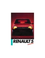 1985 RENAULT 5 BROCHURE ITALIAANS, Ophalen of Verzenden