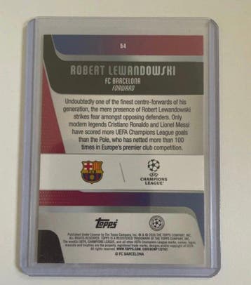 2025/26 Topps UEFA Champions League Robert Lewandowski /25, Collections