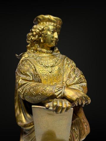 sculptuur, De kunstenaar - 29 cm - Brons