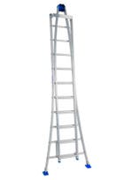 Solide 2-delige ruitenwasserladder 2×10 sporten, Nieuw, Ophalen of Verzenden, Ladder, Opvouwbaar of Inschuifbaar
