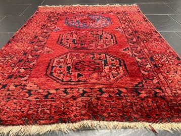 Afghaans Art Deco - Vloerkleed - 110 cm - 85 cm, Maison & Meubles