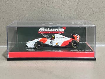 Minichamps 1:64 & 1:8 - Modelauto (4) - Lot of Ayrton Senna, Hobby & Loisirs créatifs