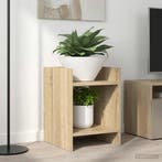 vidaXL Plantenstand met plank 2 pcs Sonoma Eik 30 x 30 x 40, Verzenden
