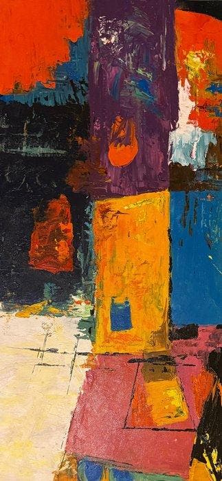Nguyen Robert - Chant de la matière 80 60 cm
