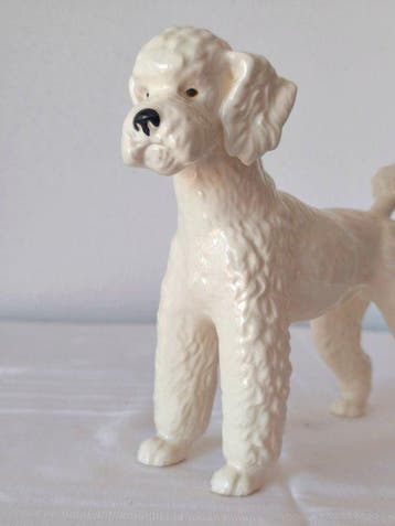 Goebel - Figurine - Poodle - Porcelaine, Antiquités & Art