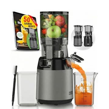 2dekans | LEBENLANG Slow Juicer - 250W - Grote 130 mm, Ophalen of Verzenden