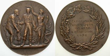 Brons medaille 1932 Kunstmedaille, Verzenden