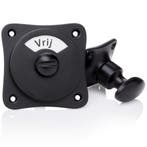 WC slot draaiknop vrij-bezet mat zwart - retro jaren 30 t..., Ophalen of Verzenden, Slot