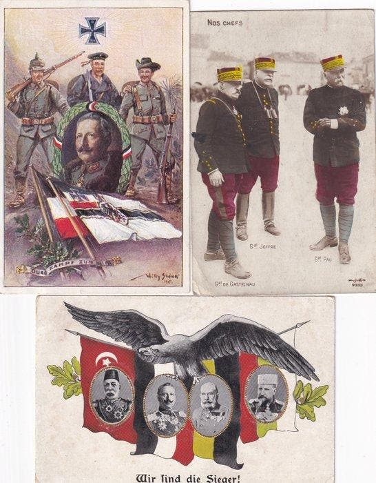 Militair, Wereldoorlog 1, Militaria Soldaten - Duitsland,, Collections, Cartes postales | Étranger