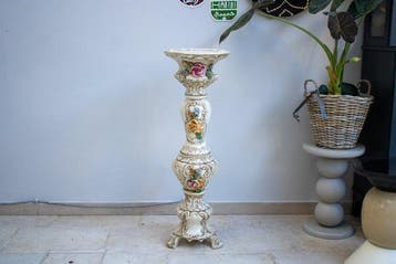Colonne - Capodimonte - 1950-1960 - usinage en relief
