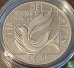 Vaticaan 5 euro 2005 (PROOF) Sede Vacante, Postzegels en Munten, Vaticaanstad, Verzenden, Goud, 5 euro