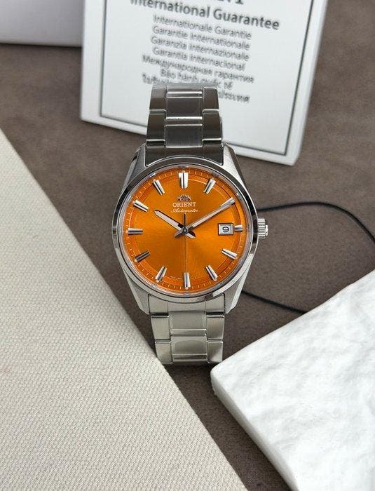 Orient - Stretto Automatic Date Orange - RA-AC0R08Y - Homme, Handtassen en Accessoires, Horloges | Heren