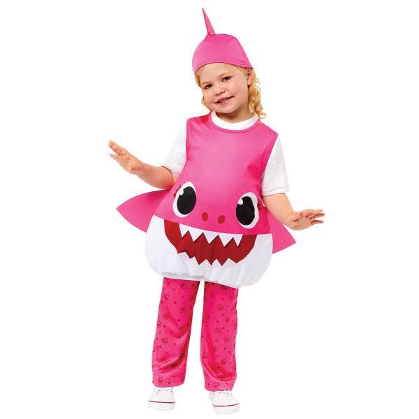 Kind Kostuum Baby Shark Pink Mummy, Kinderen en Baby's, Carnavalskleding en Verkleedspullen, Nieuw, Verzenden