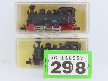 Fleischmann N - 7000 - Locomotive avec tender (2) - 2x, Nieuw