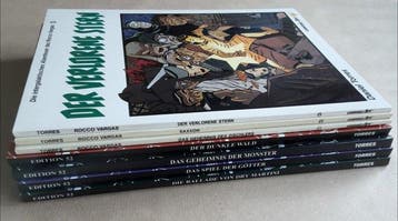 Rocco Vargas Bd. 1-3, 5-8 - German edition - 7 Album, Nieuw